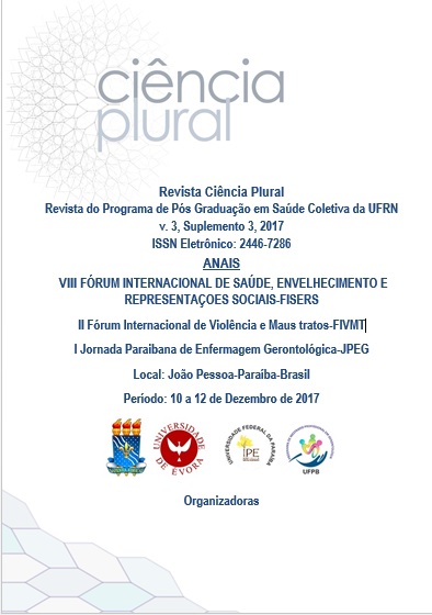 					Visualizar v. 3 (2017): Suplemento 3 - Anais do  VIII Fórum Internacional de Saúde, Envelhecimento e  Representações Sociais-FISERS
				