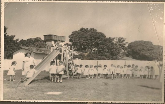 Crianças no Recreio Externo, 1953, Instituto de Educação Presidente Kennedy